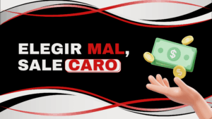 Gráfico representando la diferencia entre un cliente ideal y uno que no lo es